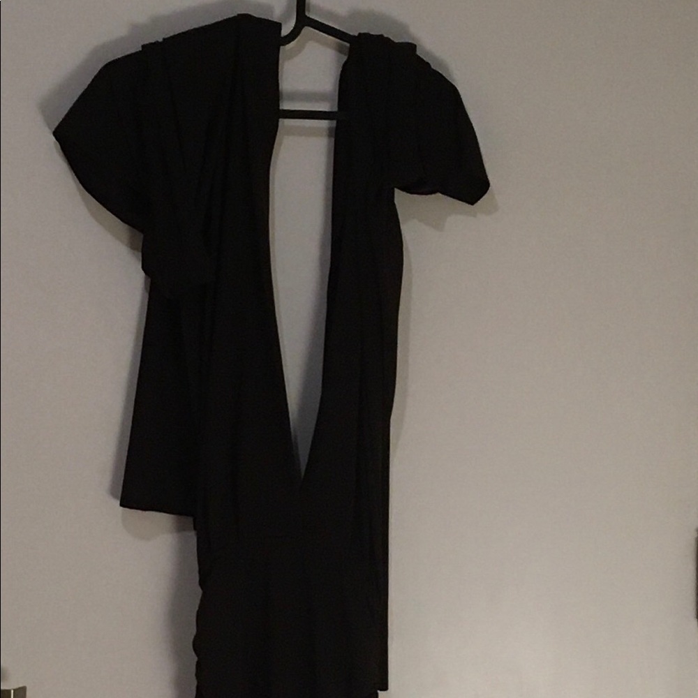 Brown multi-way dress with fitted ruched skirt - Picture 4 of 5